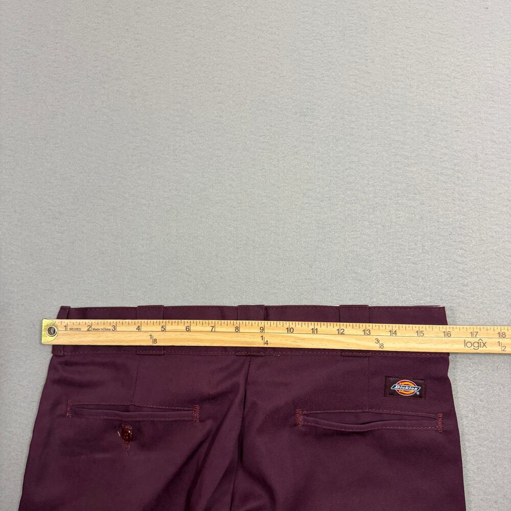 Dickies Icons 874 Original Fit Pants Men's 32x32 Maroon Red Workwear Work Skate - Picture 6 of 9